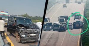Convoy Mishap on Purvanchal Expressway as Rahul Gandhi Heads to Sultanpur Court